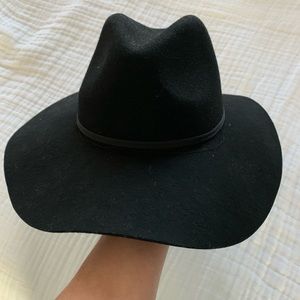 Bebe black floppy hat